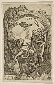 Christ in Limbo (reverse copy) by Bundele|Albrecht Dürer