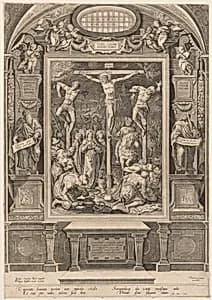 Christ on the Cross between Two Thieves