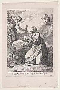 Christ Praying in the Garden by Francesco Bartolozzi|Joseph Wagner