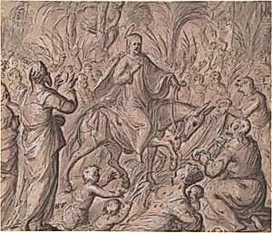 Christ's Entry into Jerusalem by Hans Stutte