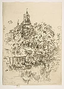 Château de Verneuil, Touraine by James McNeill Whistler