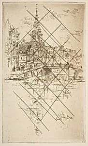 Church, Amsterdam by James McNeill Whistler