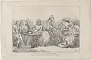 City Courtship by Thomas Rowlandson|S. W. Fores