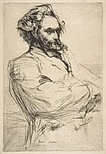 C.L. Drouet, Sculptor by James McNeill Whistler