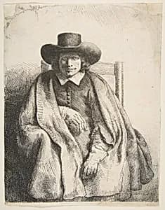 Clement de Jonghe, printseller by Rembrandt (Rembrandt van Rijn)