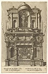 Cœnotaphiorum (21) by Hans Vredeman de Vries|Johannes van Doetecum I|Lucas van Doetecum