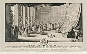 Colbert Visiting the Gobelins by Sébastien Leclerc I