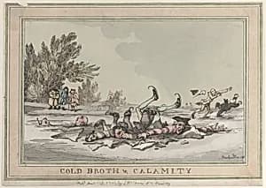 Cold Broth & Calamity by Henry Wigstead|Thomas Rowlandson