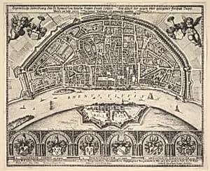 Cologne and Deutz by Wenceslaus Hollar|Gerhard Altzenbach