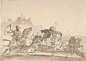 Combat of Oriental Horsemen