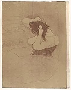 Combing Their Hair by Henri de Toulouse-Lautrec