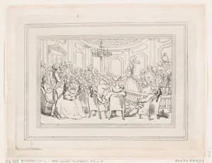 Comforts of Bath, Plate 2 by Thomas Rowlandson