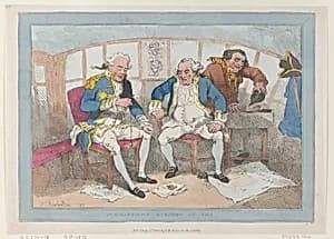 Commanders Engaged at Sea by Thomas Rowlandson|S. W. Fores