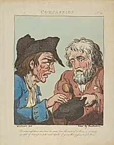 Compassion by Thomas Rowlandson|George Murgatroyd Woodward|Rudolph Ackermann, London