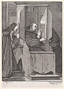 Confession, from "The Seven Sacraments" by Johann Anton Riedel|Giuseppe Maria Crespi|Johann Georg Hertel