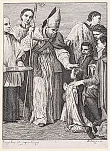 Confirmation, from "The Seven Sacraments" by Giuseppe Maria Crespi|Johann Georg Hertel|Johann Anton Riedel