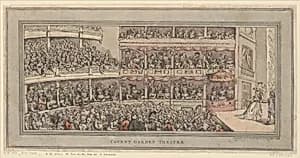 Covent Garden Theatre by Thomas Rowlandson|S. W. Fores