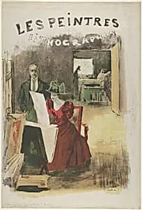 Cover for Les Peintres Lithographes by Alexandre Lunois