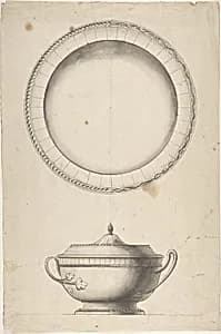 Covered Dish with Tray by Anonymous, Italian, 19th century