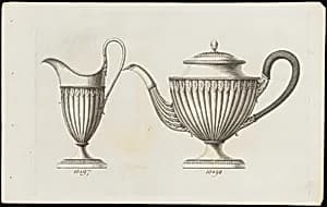 Creamer and Teapot