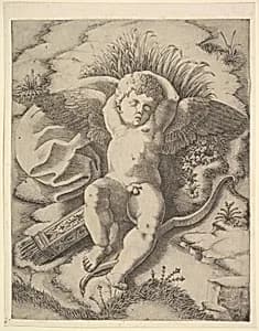 Cupid Sleeping by Anonymous, Italian, 16th century|Parmigianino (Girolamo Francesco Maria Mazzola)