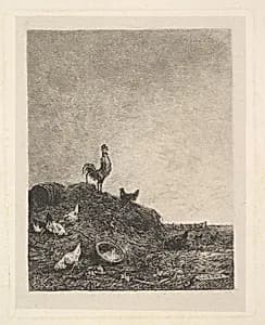 Dawn: The Cock's Crow by Charles-François Daubigny