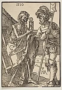 Death and the Lansquenet by Albrecht Dürer