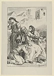 Death of Goetz von Berlichingen by Eugène Delacroix