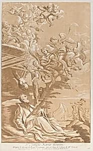 Death of Saint Francis Xavier by Anne Claude Philippe de Tubières, comte de Caylus|Giacinto Gimignani