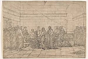 Death of Socrates by Jean-Baptiste Joseph Wicar
