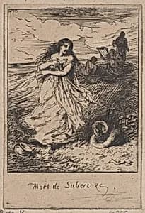 Death of Subercaze by Charles Jacque