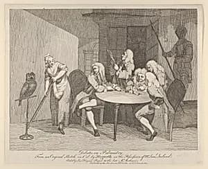 Debates on Palmistry by William Hogarth|Joseph Haynes