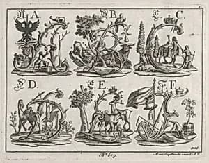Decorated Roman alphabet