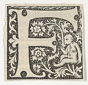 Decorated Roman alphabet