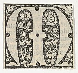Decorated Roman alphabet