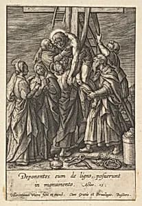 Descent from the Cross by Hieronymus (Jerome) Wierix