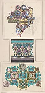 Design drawing by Christopher Dresser