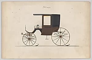Design for 4 seat Rockaway, no. 3165 by Brewster & Co.