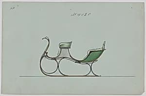 Design for 4 Seat Sleigh, no. 4020 by Brewster & Co.|Herman Stahmer