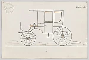 Design for 6 seat Rockaway, no. 3141a by Brewster & Co.
