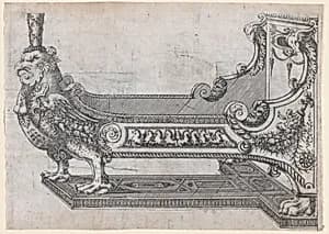 Design for a Bed by Jacques Androuet Du Cerceau