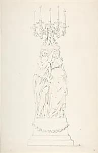 Design for a Candelabra by Anonymous, French, 18th century