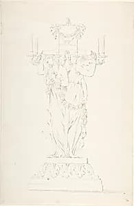 Design for a Candelabra by Anonymous, French, 18th century