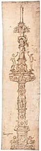 Design for a Candlestick by Pietro Torrigiano