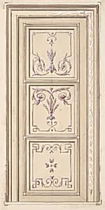 Design for a ceiling by Jules-Edmond-Charles Lachaise|Eugène-Pierre Gourdet