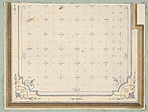 Design for a ceiling by Jules-Edmond-Charles Lachaise|Eugène-Pierre Gourdet