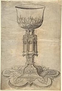 Design for a Chalice by Anonymous, Netherlandish, late 16th century