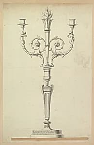 Design for a Chandelier by Anonymous, French, 18th century