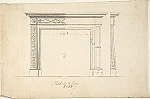 Design for a Chimneypiece by Sir William Chambers