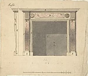 Design for a Chimneypiece by Sir William Chambers